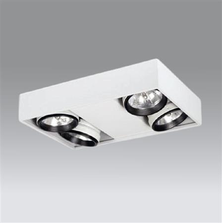 Compact plafón de techo 4 luces